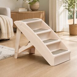 Pet Ramp Indoor Dog Steps Stair Foldable Portable Anti-Slip Safety Buckle Small