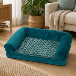 Pet Bed Sofa Dog Bedding Soft Warm Large Orthopaedic Memory Foam Washable Cover