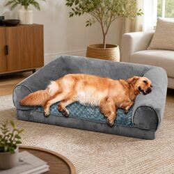 Value in Comfort: XL Grey Removable Orthopaedic Pet Bed Cover
