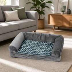 XXL Grey Pet Bed Sofa for Comfort and Value