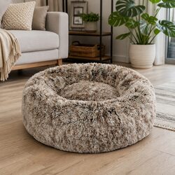 Pet Bed Designed for Security and Comfort in Brown