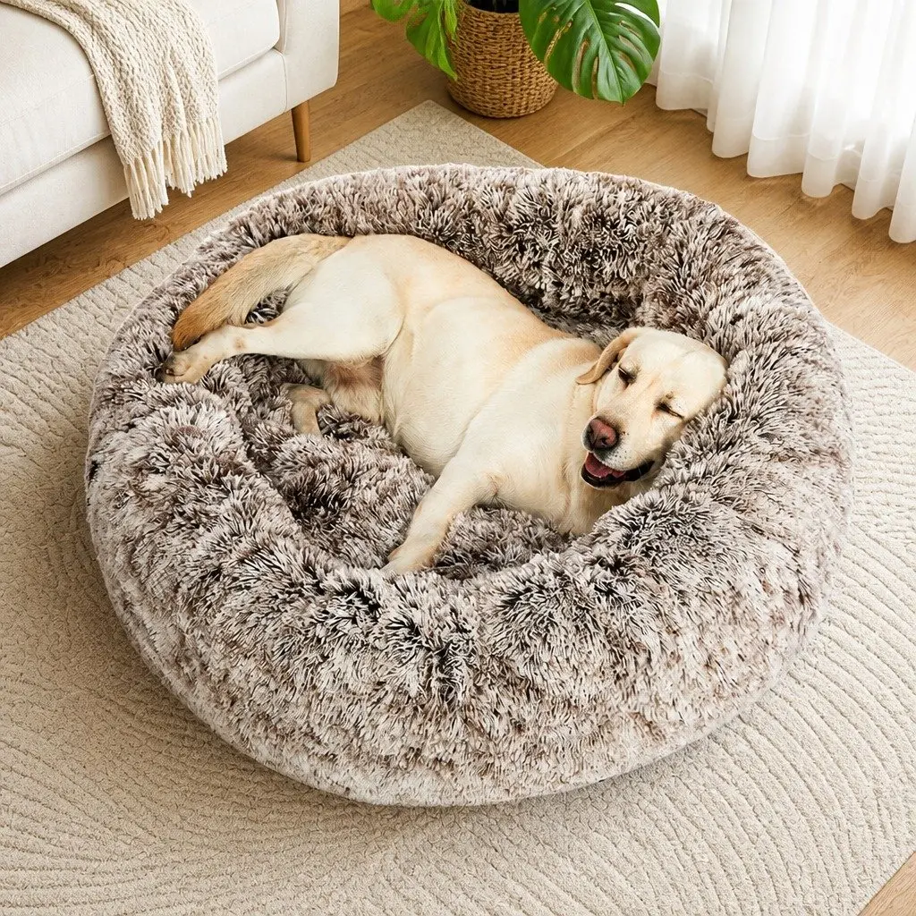 Pet Bed Replaceable Cover XXL Brown Machine Washable