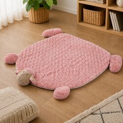 Reliable Pet Bed: Plush Comfort and Squeaky Fun