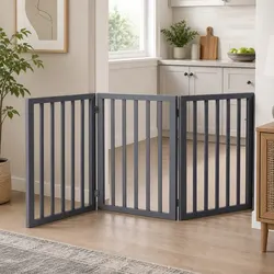 Reliable Foldable Pet Gate for Indoor Spaces