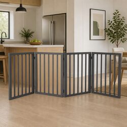 Reliable Wooden Pet Gate for Pet Owners