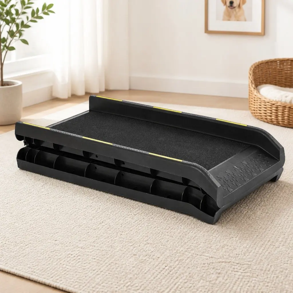 Dog Ramp Pet Car SUV Travel Stair Foldable Portable Large Breed Safe Access