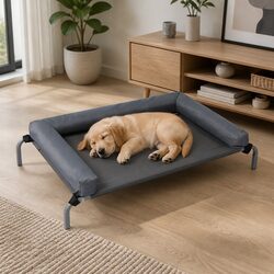 Elevated Pet Bed Dog Cat Medium Raised Outdoor Indoor Trampoline Mesh Breathable