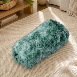 Soft and Warm Teal Pet Blanket for Comfort