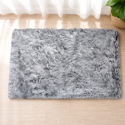 Dog Pet Bed Memory Foam Cushion Calming Mat Medium Removable Cover Charcoal
