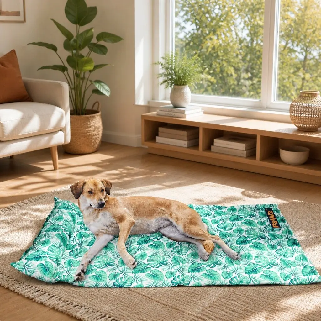 Pet Cooling Mat Self-Cooling Bed Large Waterproof PVC