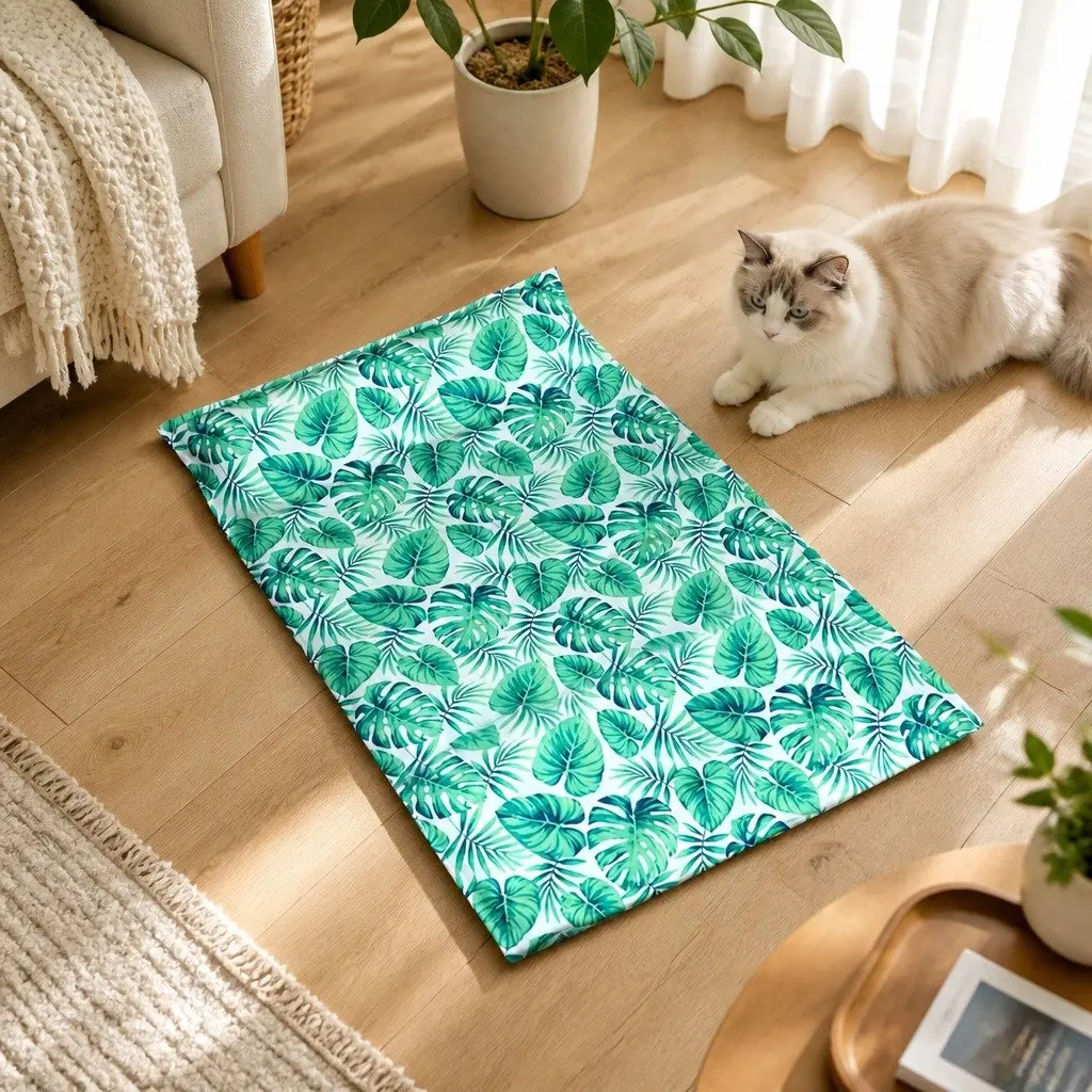 Pet Cooling Mat Self-Cooling Dog Cat Bed Pillow Waterproof PVC Small Medium Large X-Large