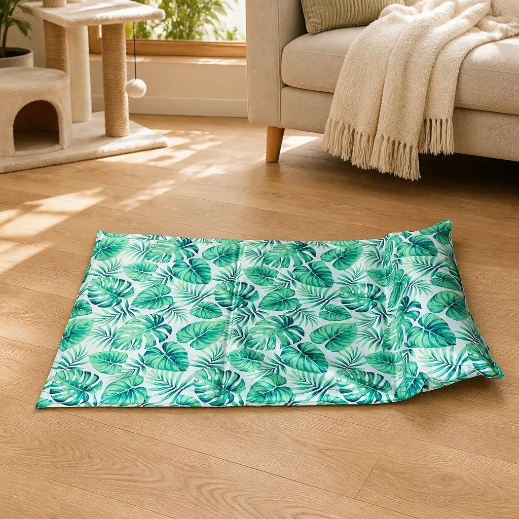 Pet Cooling Mat Self-Cooling Dog Cat Bed Pillow Waterproof PVC Small Medium Large X-Large