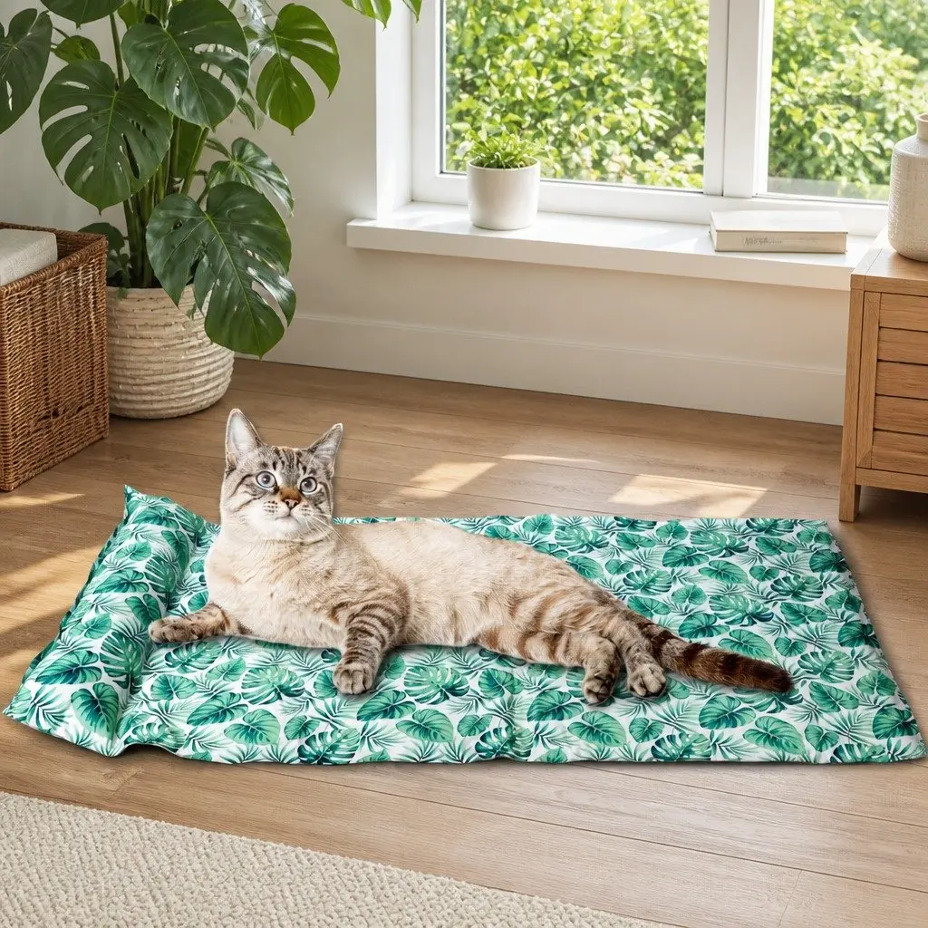 Pet Cooling Mat Self-Cooling Dog Cat Bed Pillow Waterproof PVC Small Medium Large X-Large