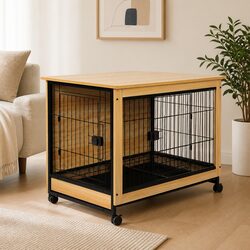 Wooden Dog Kennel: Practical and Thoughtful Design