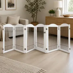 Warm and Reassuring 6-Panel Pet Dog Playpen