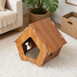 Cat Scratching Board Cardboard Scratcher Post Furniture Protector Bed Lounge
