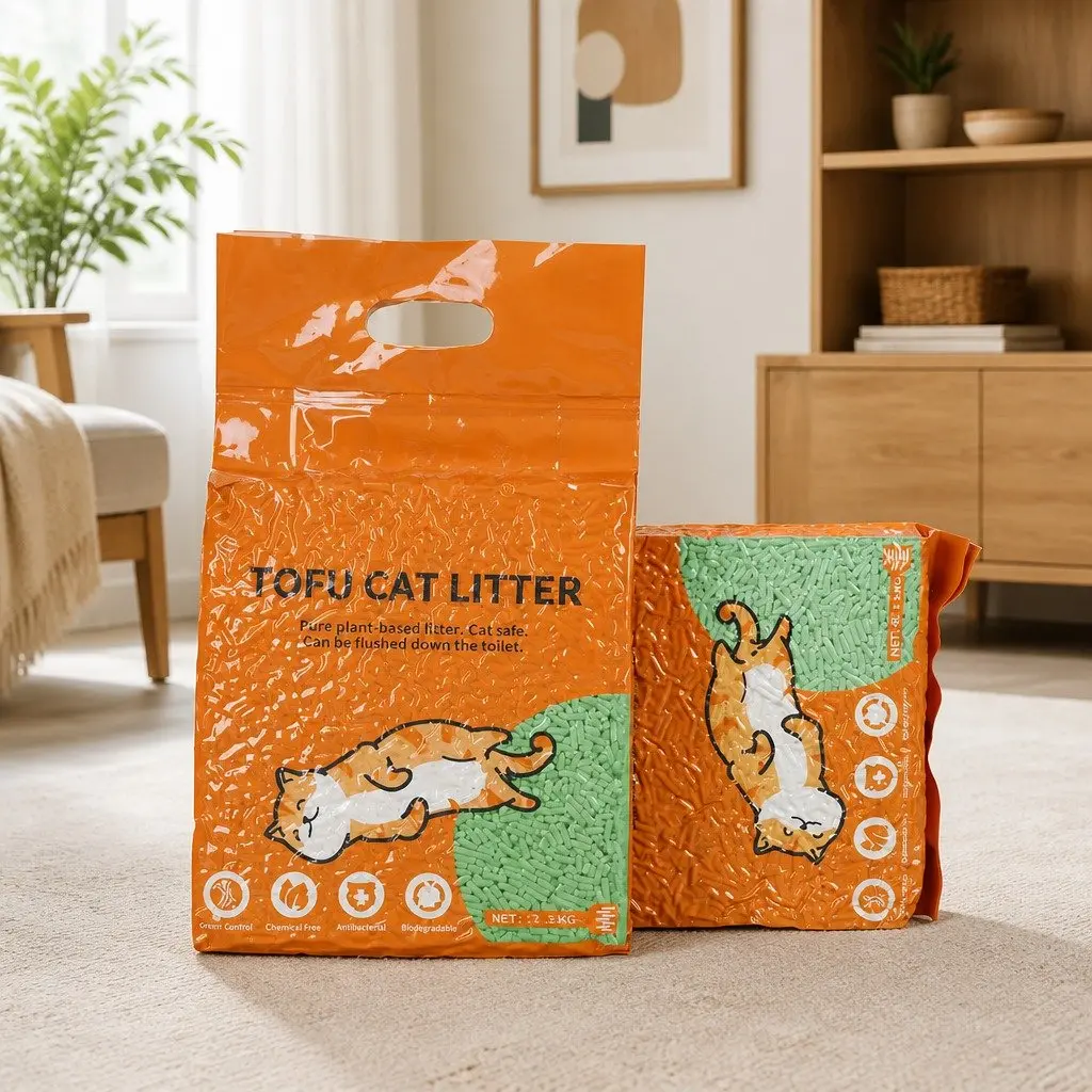 Tofu Cat Litter with Odour Control 2.5kg x2