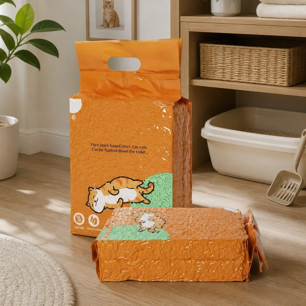 Tofu Cat Litter with Odour Control 2.5kg x2