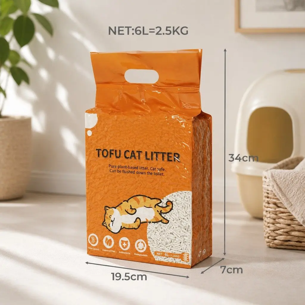 Tofu Cat Litter 2.5kg for Odour Control