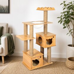 Cat Tree Scratching Post Multi-Level Tower Platform Climbing House Toys