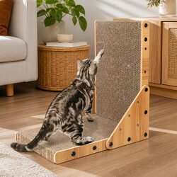Cat Scratching Board Cardboard Scratcher Post Furniture Protector Claw Exercise