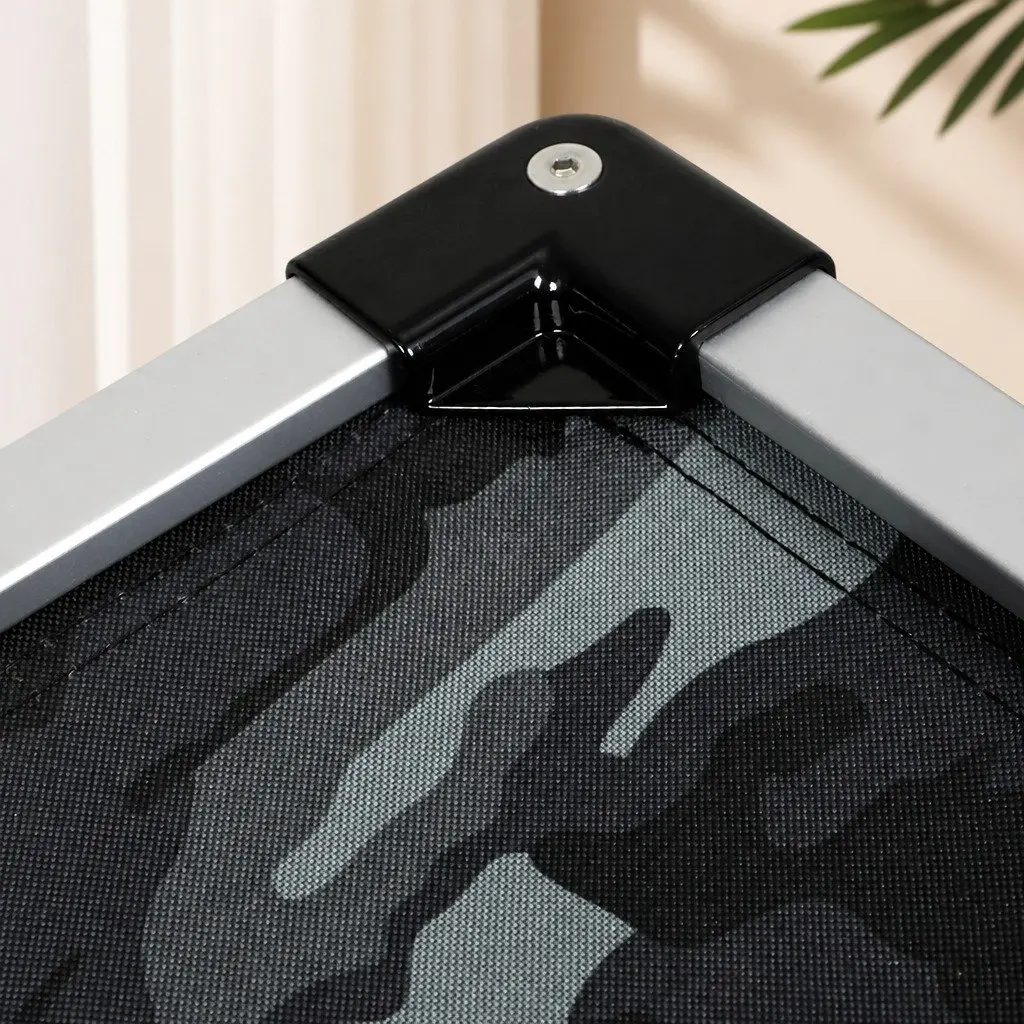 Pet Bed Raised Medium Camouflage Breathable Mesh Frame