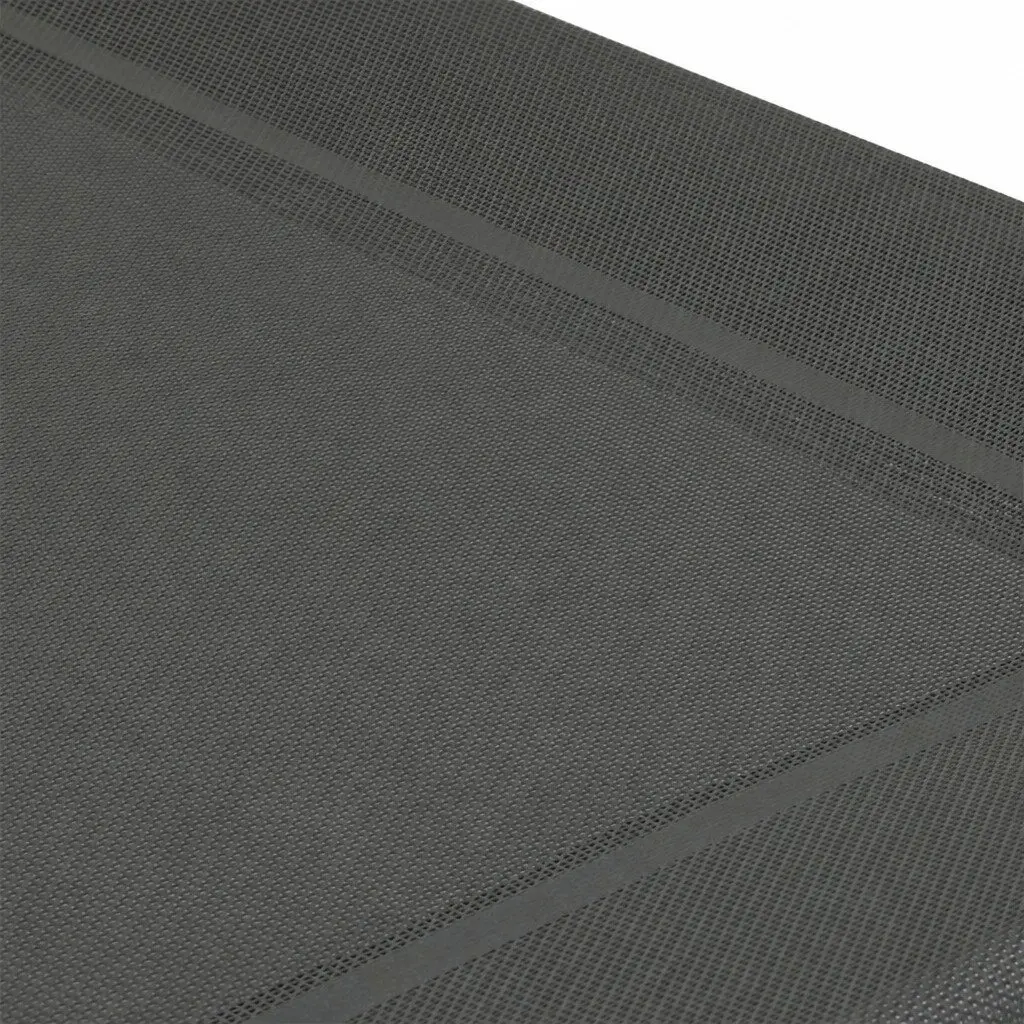 Elevated Pet Bed Trampoline Dog Cat Medium Grey Raised Frame Mesh Breathable