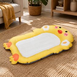 Comforting Yellow Pet Cooling Mat - Keep Pets Relaxed