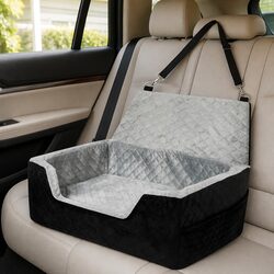 Warm and Reliable Dog Car Booster Seat