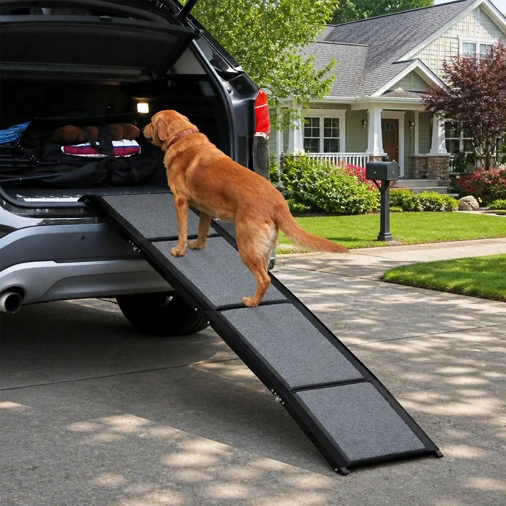 Foldable Dog Ramp for Gentle Access