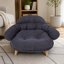Durable Elevated Pet Bed in Grey - Practical and Reliable