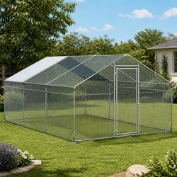 Reliable Large Metal Chicken Coop 600x300x194cm