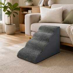 Comfortable and Supportive 4-Step Pet Stairs for Your Pets