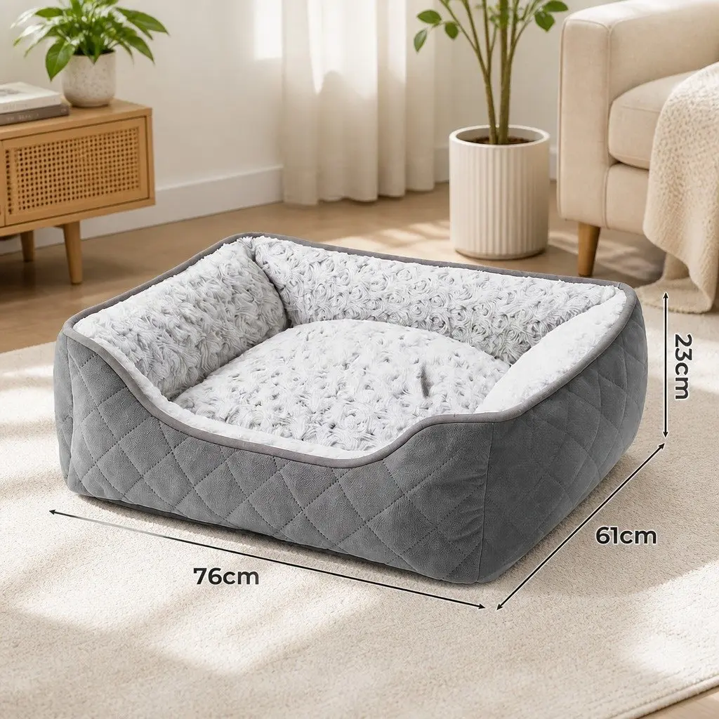 Large Orthopedic Dog Bed Calming Pet Cushion Removable Washable Cover Non-Slip