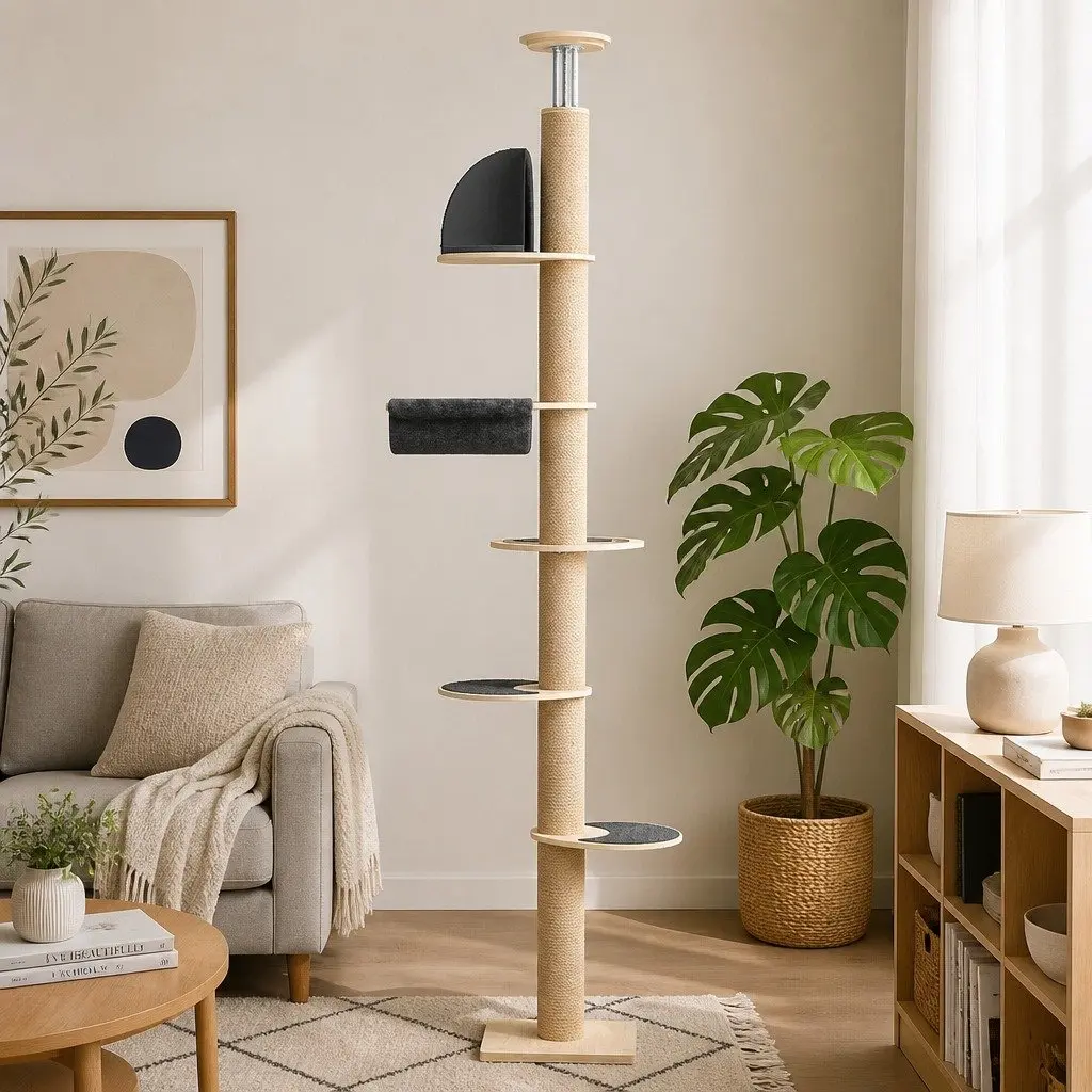 6-Level Cat Tower with Hammock and Condo
