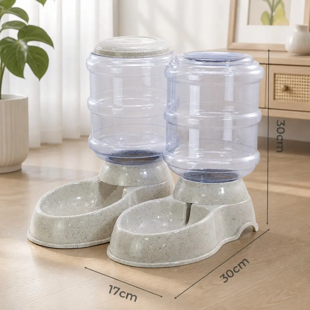 3.5L Automatic Feeder & Water Dispenser Set