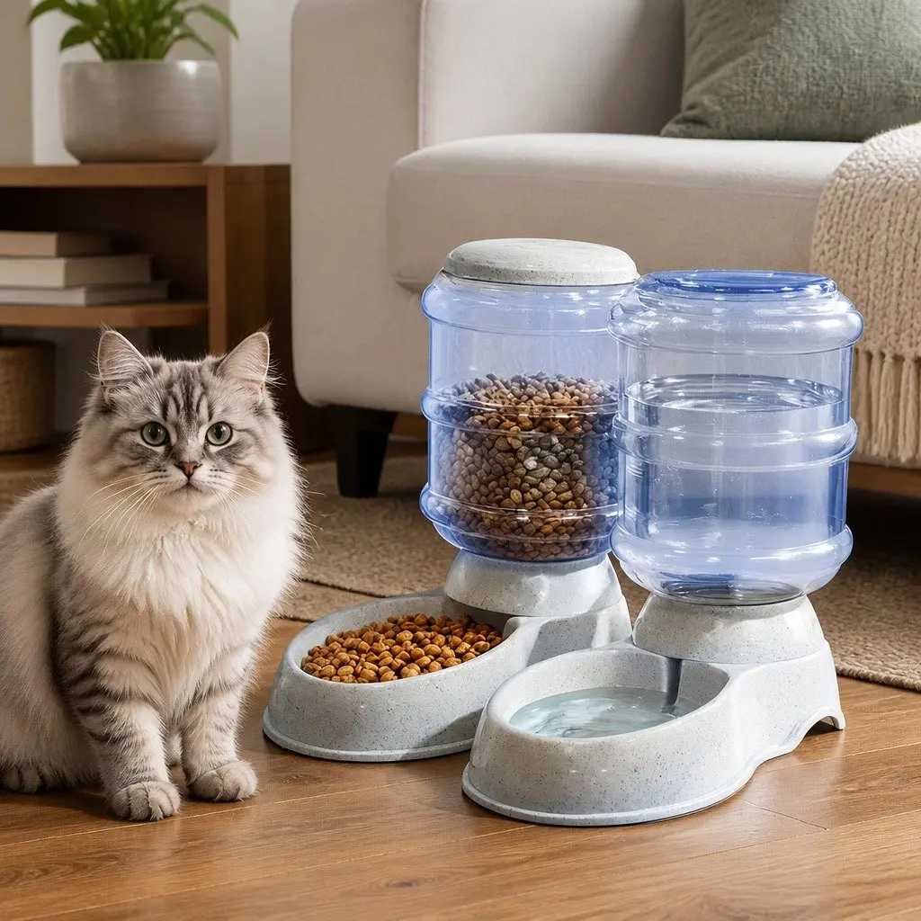 3.5L Automatic Feeder & Water Dispenser Set