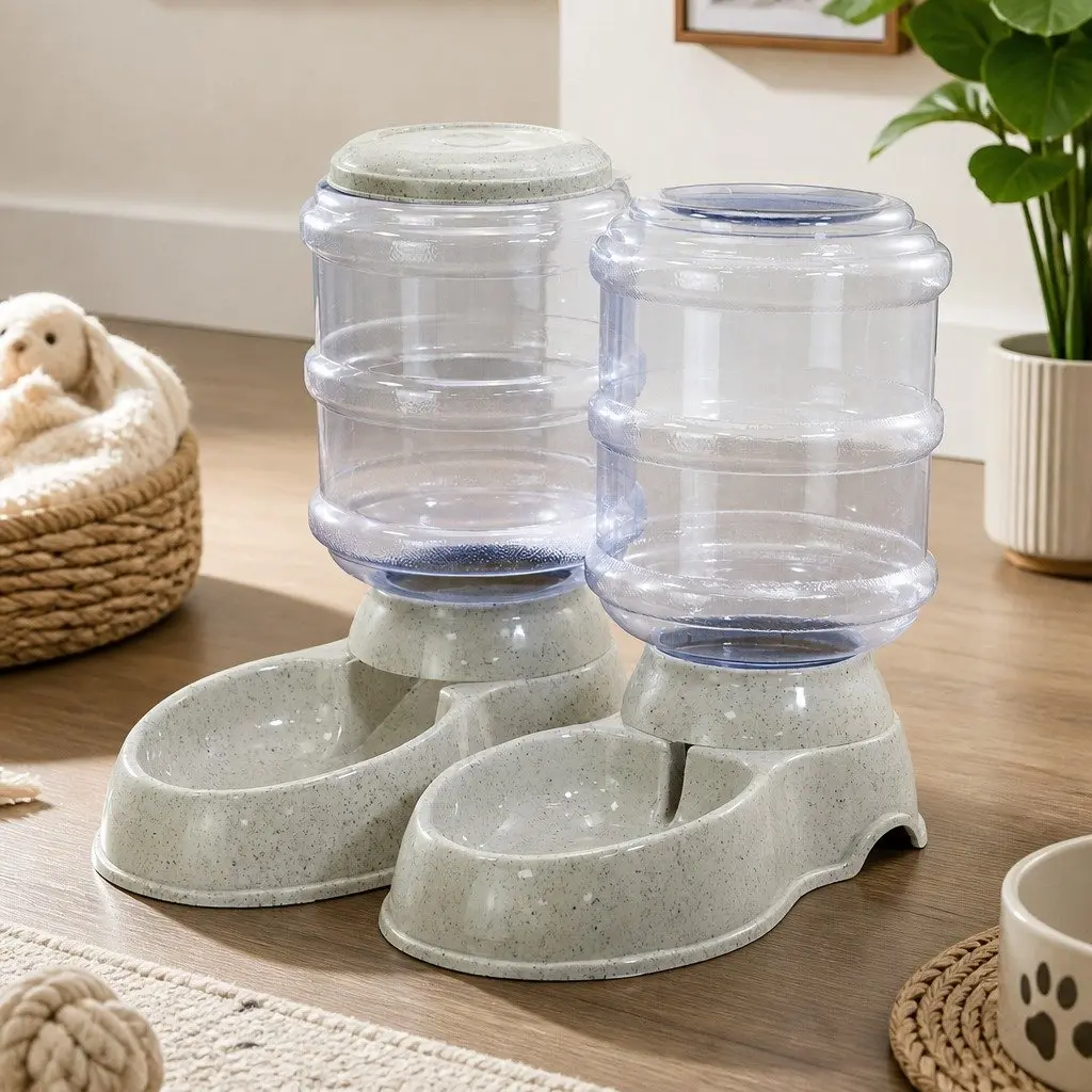 3.5L Automatic Feeder & Water Dispenser Set