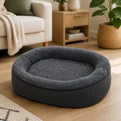 Warm and Comfortable Orthopedic Dog Bed - Grey