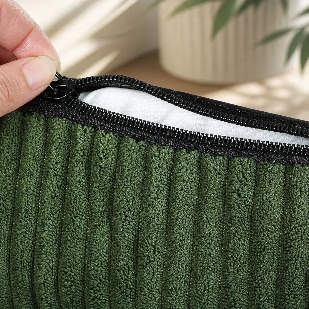 Dog Bed Mat Orthopedic Cushion 70cm x 50cm Green Non-Slip Washable Cover