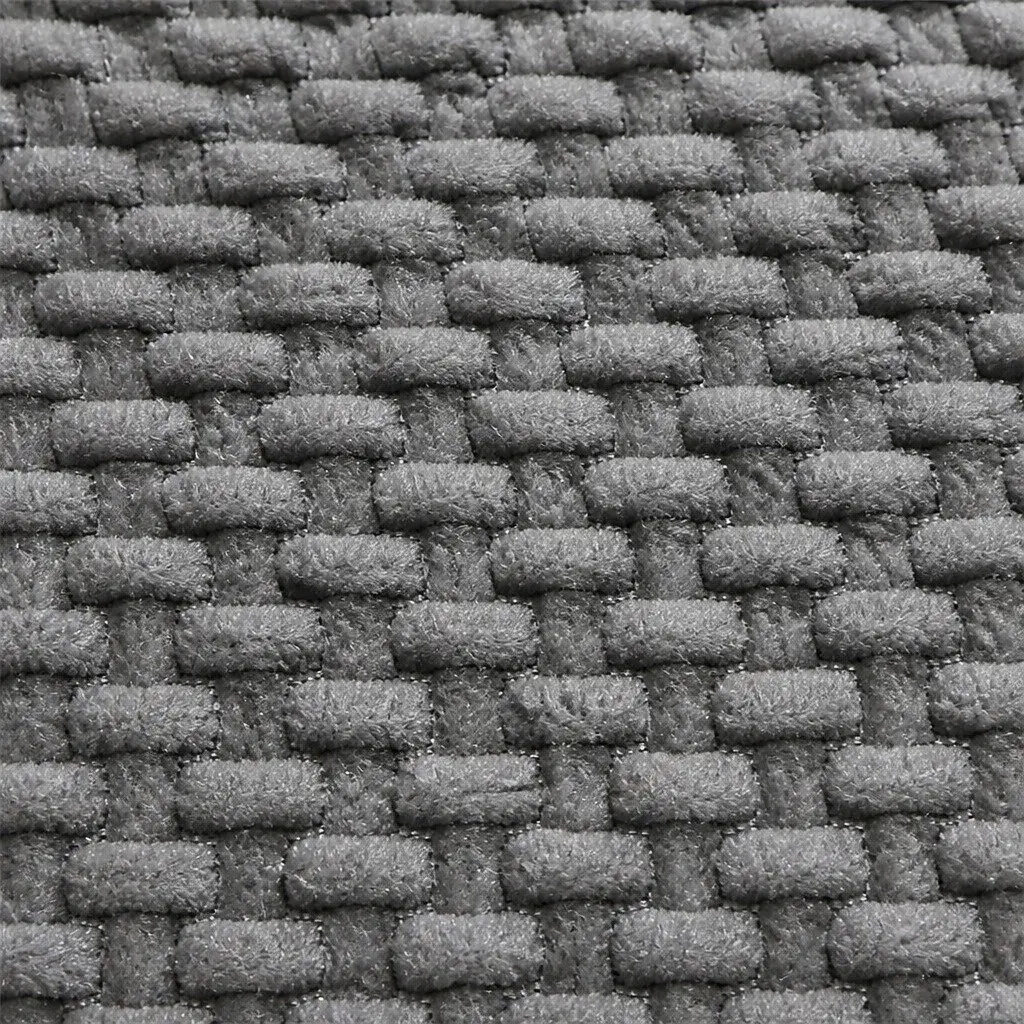 Pet Bed Orthopedic Plush Dog Cushion 120cm x 90cm Grey