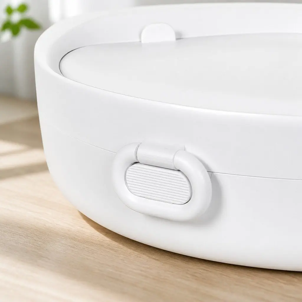 Automatic Pet Feeder Timed 4 Meals White