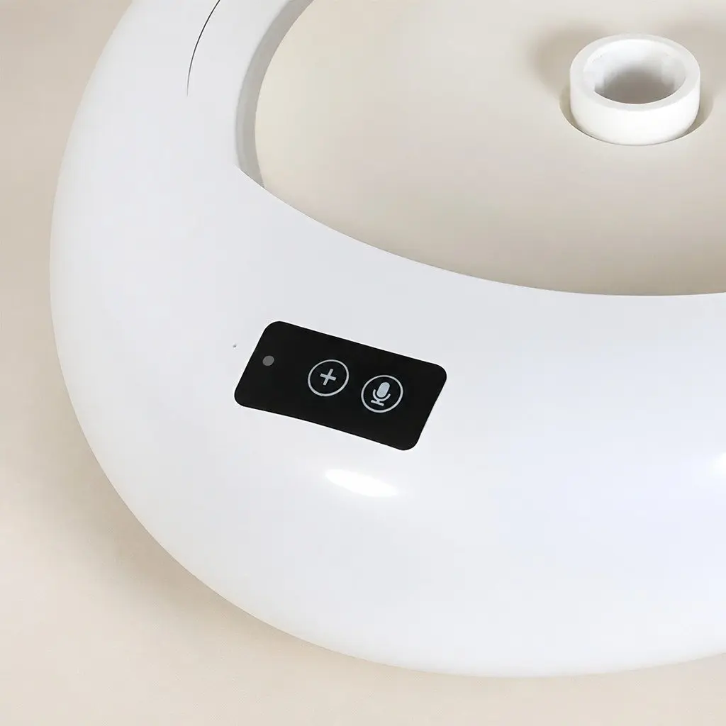 Automatic Pet Feeder Smart Timed Bowl 6 Meals White Bluetooth App Control Voice