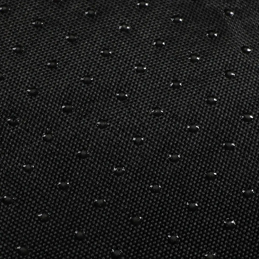 Dog Bed Calming Plush Checkered 90cm x 60cm Black and White