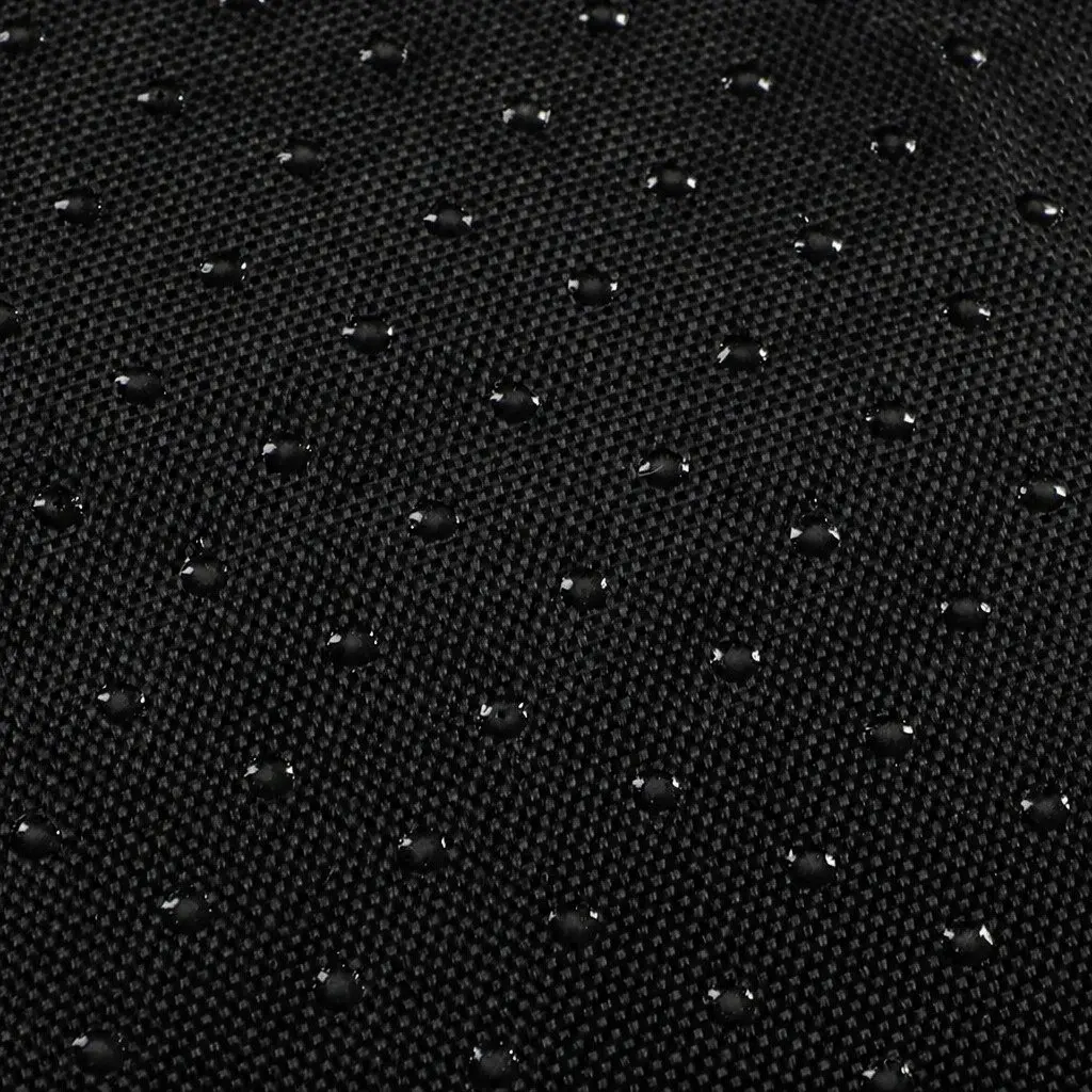 Pet Bed Plush Checkered Washable 70cm L x 50cm W x 35cm H Black and White