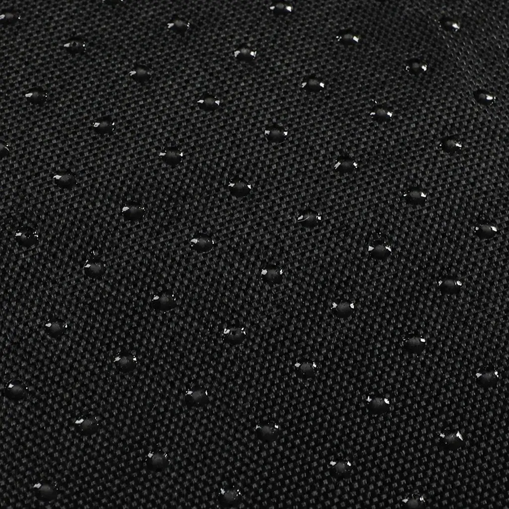 Pet Bed Plush Checkered Washable Removable Cover 60cm L x 50cm W x 35cm H Black and White