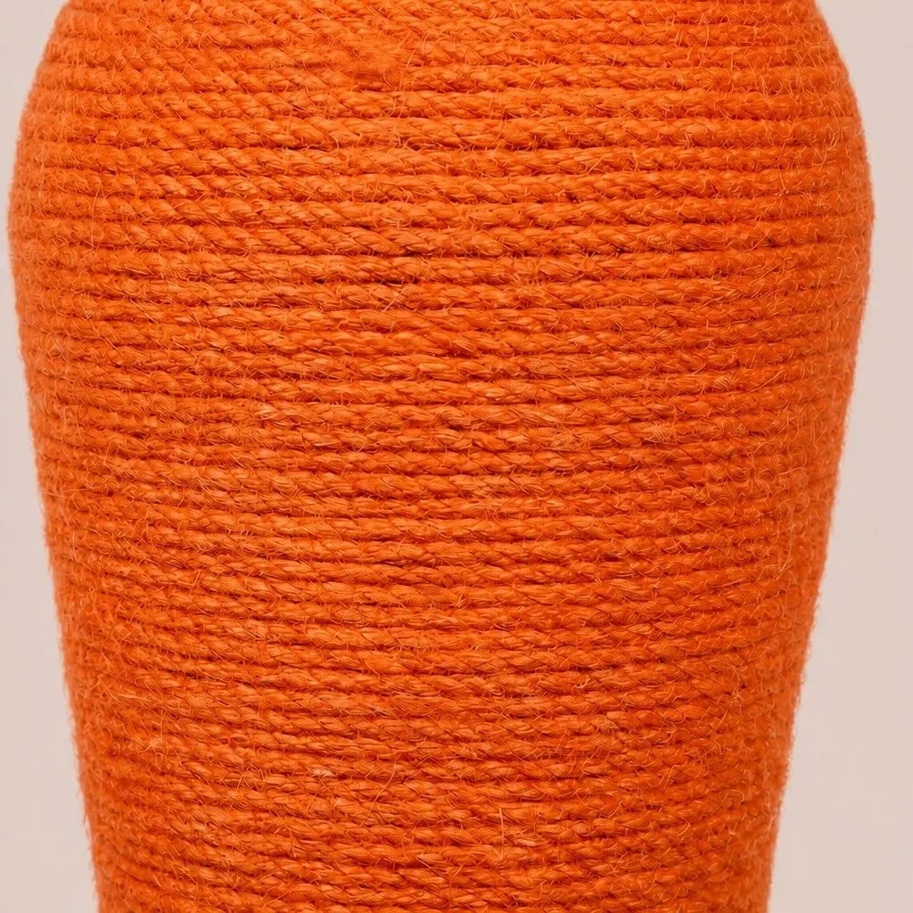 Cat Scratching Post Carrot Design Interactive Toy Sisal Rope Climbing Play Pole