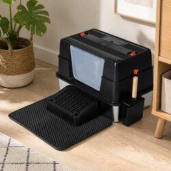 Comforting and Reliable Enclosed Cat Litter Box