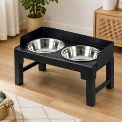 Elevated Dog Bowls Raised Pet Feeder 6 Height Adjustable Large Dogs Food Water