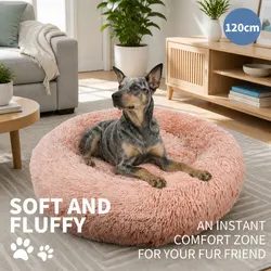 Warm and Cozy Pink Dog Bed for Your Pet - XXL